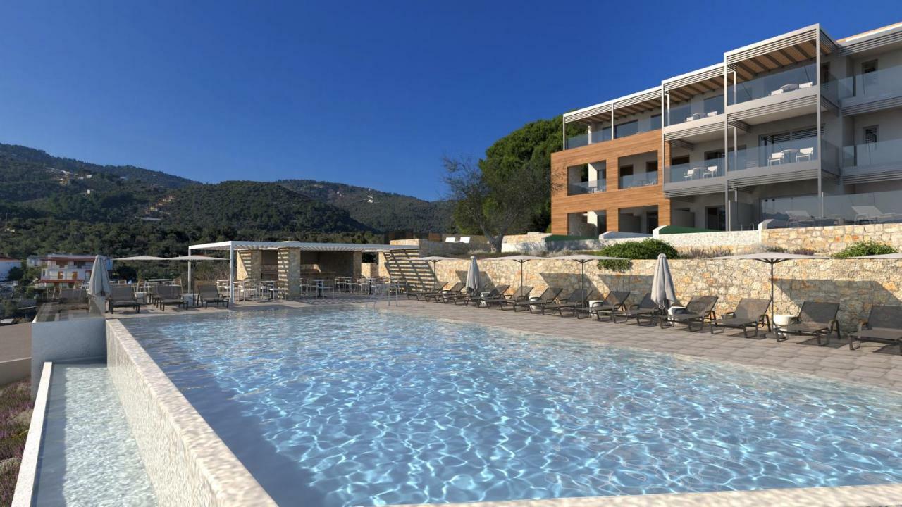 Aparthotel Amira Skiathos-Stadt Exterior foto